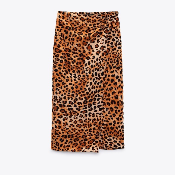 Zara Cheetah Print Maxi Skirt - Picture 3 of 5